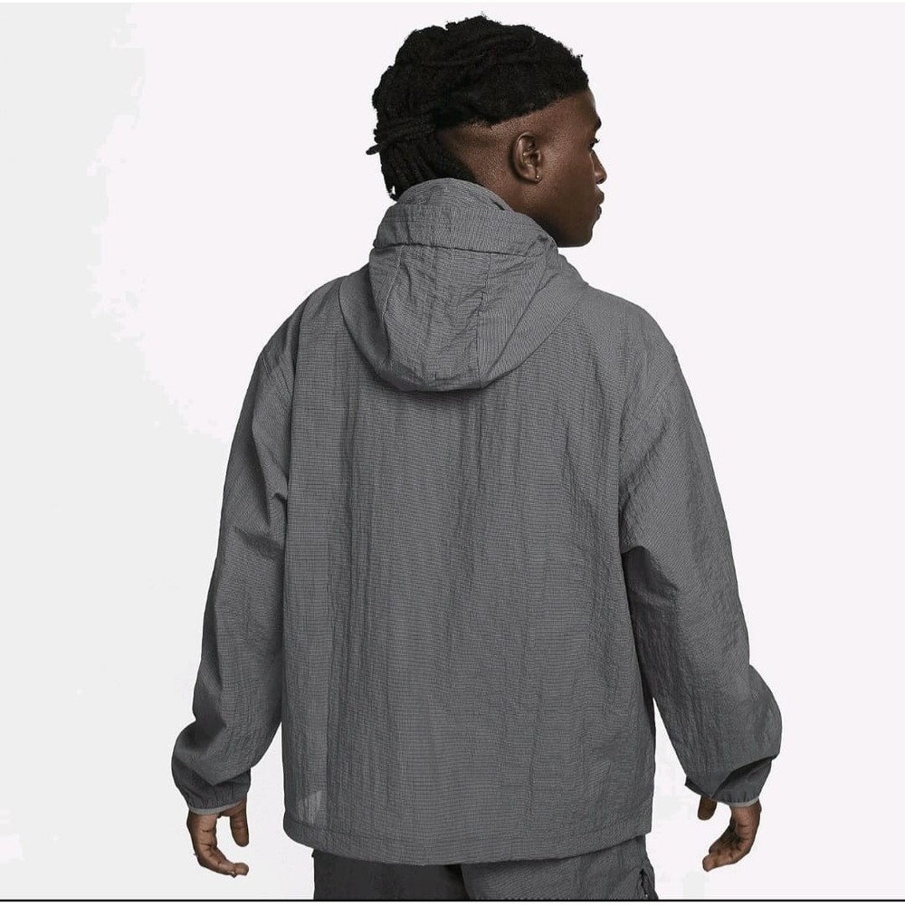 Nike Tech Pack Woven Mesh Pullover Hoodie Lightweight FN2632 068 Medium NWT $130 - Picture 2 of 11